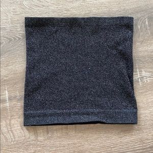 UO Black Sparkly Tube Top